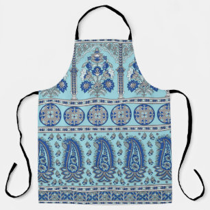 Asian Paisley Border: Traditional Design. Apron
