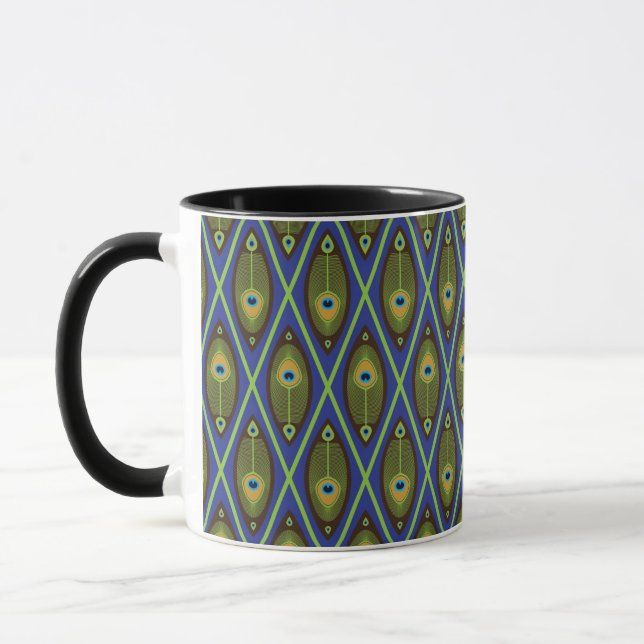 Asian pattern mug (Left)