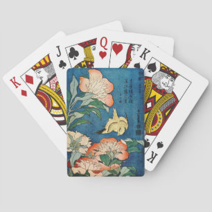 ASIAN PEONIES playing cards