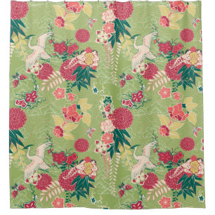 Asian Silk Shower Curtain
