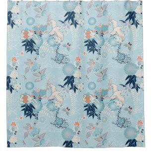 Asian Silk Shower Curtain