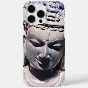 Asian Statue Antique Stone Head Photo Stylish Bold iPhone 16 Pro Max Case