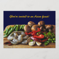 Asian Stir Fry Invitation