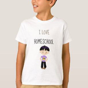 Asian theme I love homeschool T-Shirt