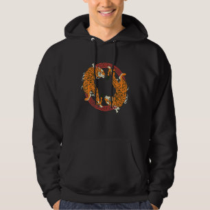 Asian Tiger Asia Animal Wild Cat Predator Wildlife Hoodie