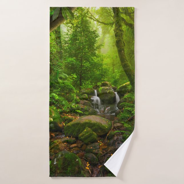 Asian tropical rainforestjungle,forest,environment bath towel (Bath Towel)