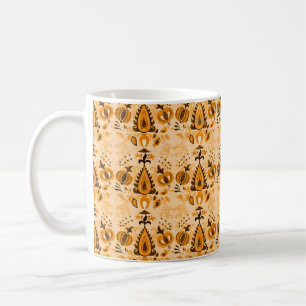 Asian vintage wallpaper seamless ornament flowers coffee mug