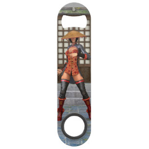 Asian Warrior Maiden Fantasy Samurai Artwork