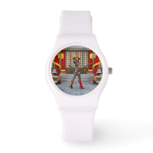 Asian Warrior Maiden Fantasy Samurai Artwork Watch