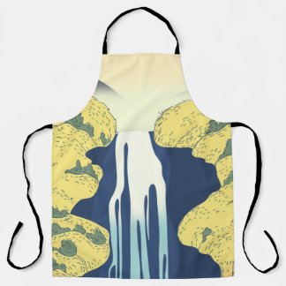 Asian Waterfall Apron