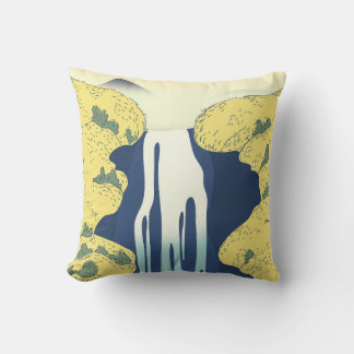 Asian Waterfall Cushion