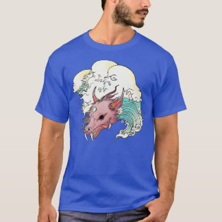Asian Wave Dragon T-Shirt