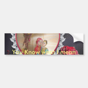 Asian Wedding Couple on Heart Swing Art Print/ Bumper Sticker