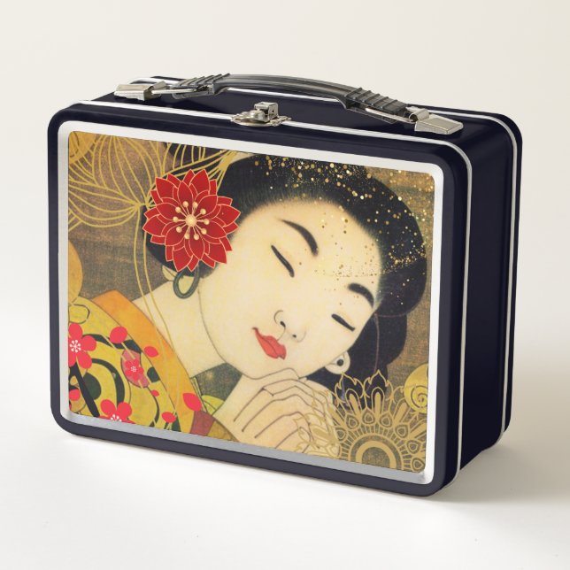 Asian Woman Collection Metal Lunch Box (Front)