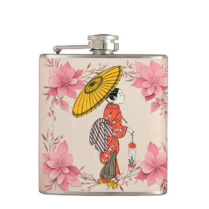 Asian Woman Flask