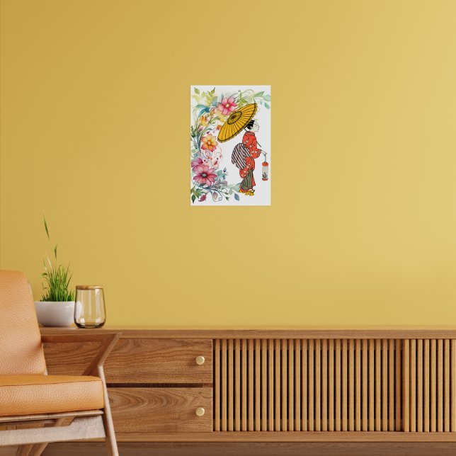 Asian Woman Poster (Living Room 2)