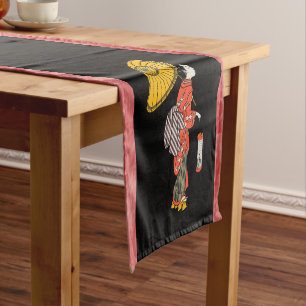 Asian Woman Table Runner