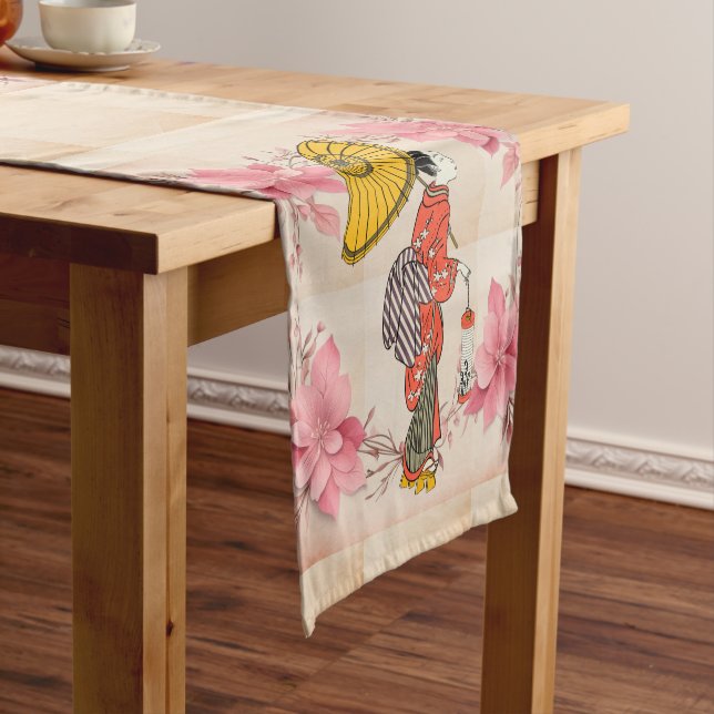 Asian Woman Table Runner (In Situ)