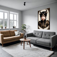 Asian women demon Lord | AI Art Poster