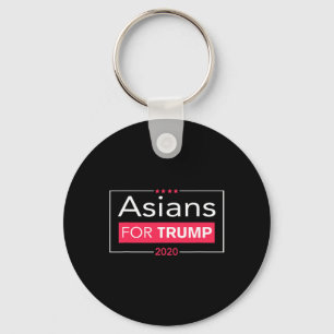 Asians For Trump Republican Patriotic Americans Wo Key Ring