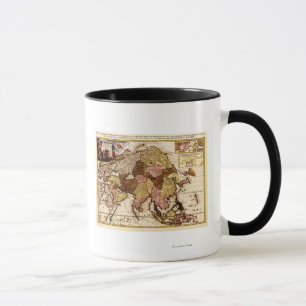 AsiaPanoramic MapAsia 11 Mug