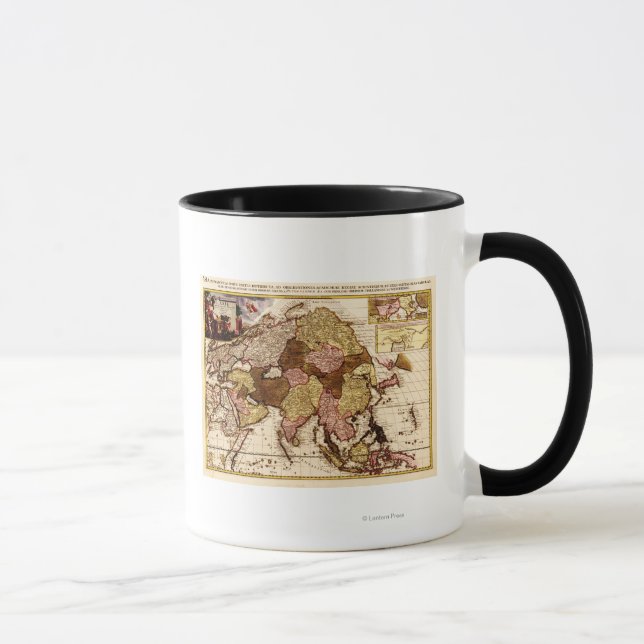AsiaPanoramic MapAsia 11 Mug (Right)