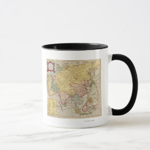 AsiaPanoramic MapAsia 2 Mug
