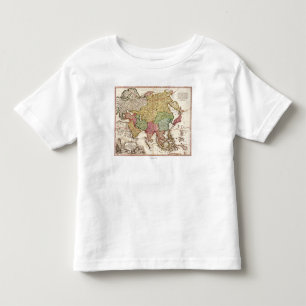 AsiaPanoramic MapAsia 6 Toddler T-Shirt