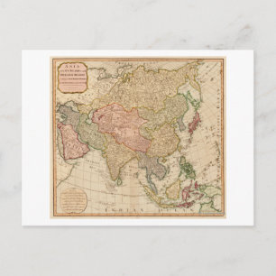 AsiaPanoramic MapAsia Postcard