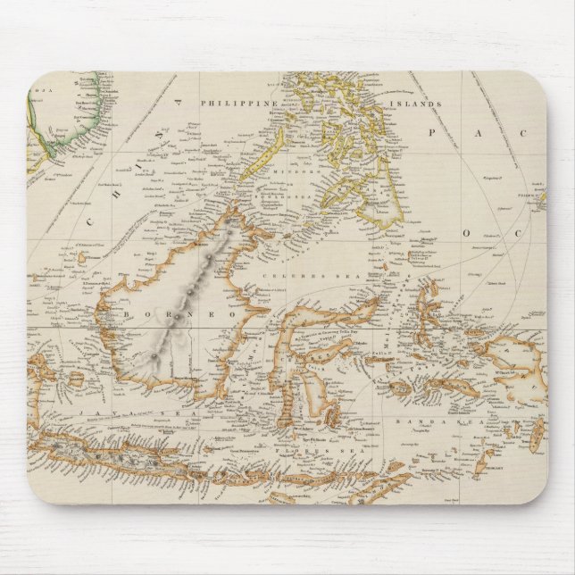 Asiatic Archipelago Mouse Mat (Front)