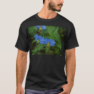 Asiatic Dayflower Blue WIldflower Apparel & Gifts T-Shirt