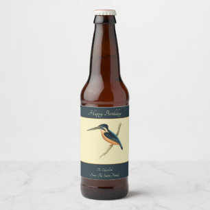 Asiatic Kingfisher Beer Bottle Label