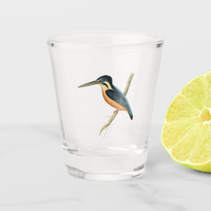Asiatic Kingfisher Shot Glass