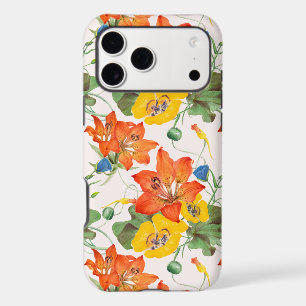 Asiatic lilies tulips morning glories pattern