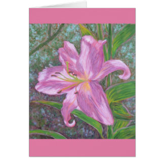 Asiatic lily card