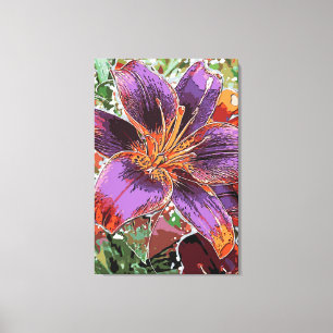 Asiatic Lily Forever Susan Bulb Canvas Print