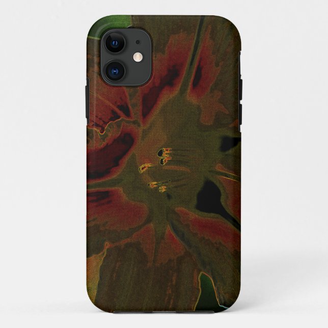 Asiatic lily NEON Case-Mate iPhone Case (Back)
