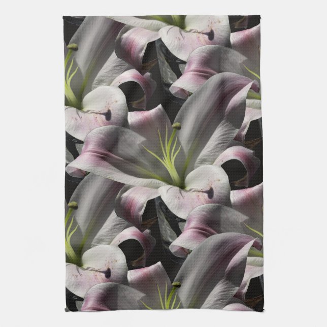Asiatic Lily Tea Towel (Vertical)