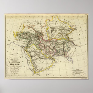 Asiatic Turkey, Persia, Afghanistan Poster