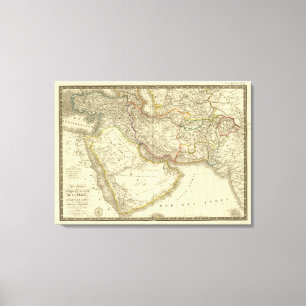 Asiatic Turkey, Persia, Arabia, Kabul Canvas Print