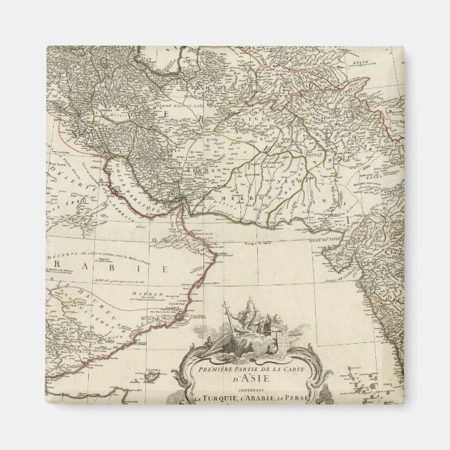 Asie 1 magnet (Front)