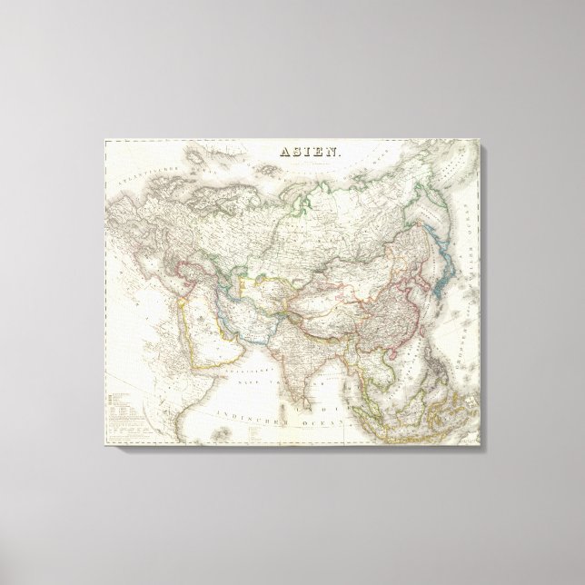 Asien - Asia Canvas Print (Front)