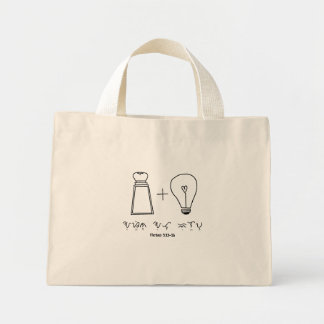 Asin at Ilaw Baybayin Christian Typography Mini Tote Bag