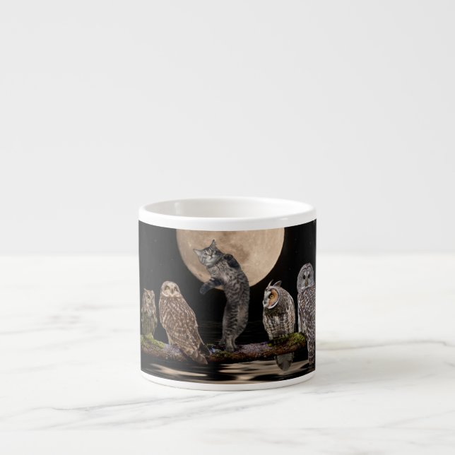 Asio dancing with the owls espresso cup (Front)