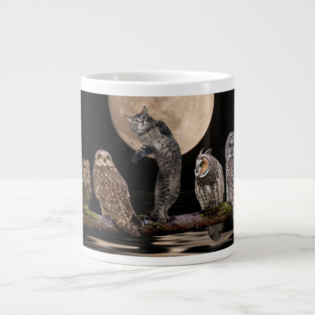 Asio dancing with the owls large coffee mug (Front)