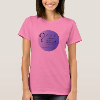 ASK about DS ladies pink tee