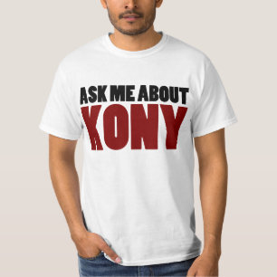 Ask About Kony 2012 Stop Joseph Kony Question T-Shirt