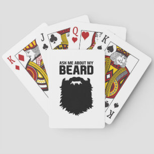 Ask About My Beard Playing Cards