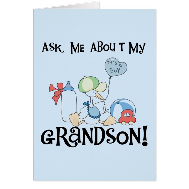 Ask About My Grandson Tshirts and Gifts (Front)