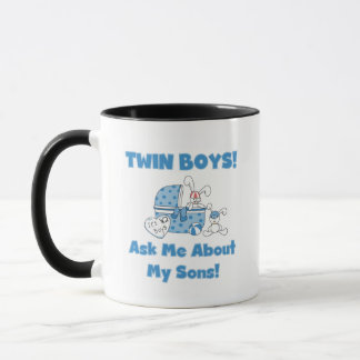 Ask About My Twin Sons Tshirts and Gifts Mug